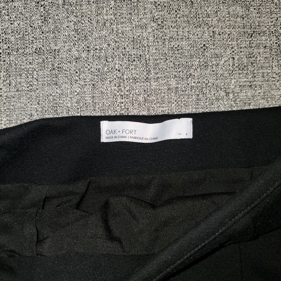 Oak + Fort Black Mini Skirt - Picture 5 of 10